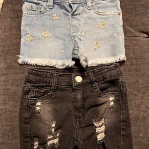 Toddler girl Jean shorts